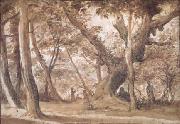 Claude Lorrain Wooded View (mk17) oil painting on canvas